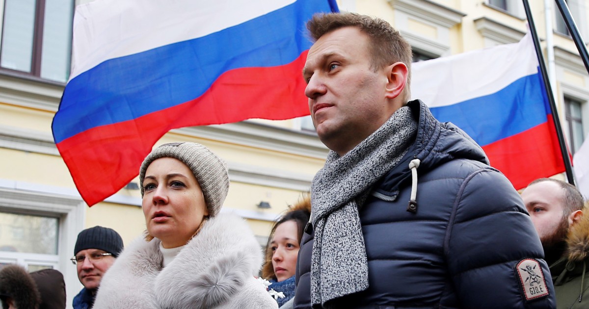 Navalny’s widow vows to continue the fight against the Russian state as she blames Putin for killing him