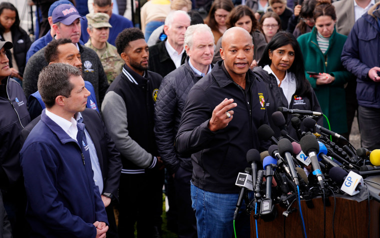 Bridge collapse poses the first major challenge for Maryland Gov. Wes Moore, a Democratic rising star