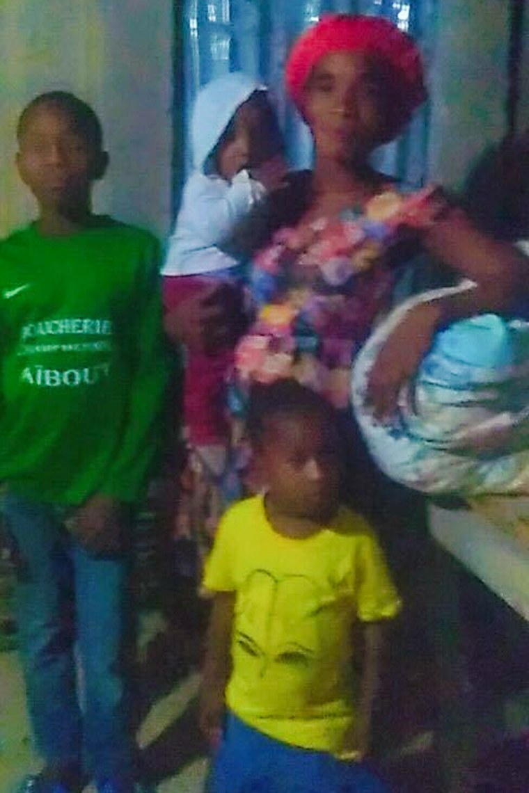 Terrified mother hiding in Haitian church with her children fights starvation