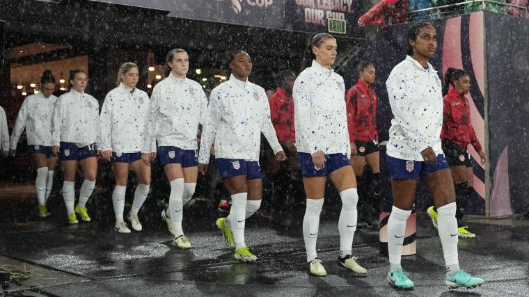 USWNT vs. Canada weather: World Cup winners Sam Mewis, Julie Foudy join social media outcry over rainy conditions