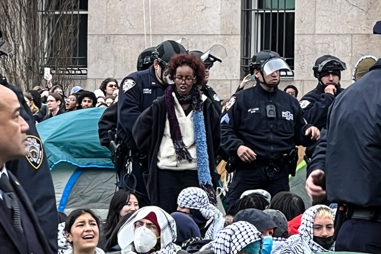 108 arrested at pro-Palestinian protest at Columbia University