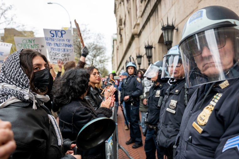 Columbia to hold classes virtually as Jewish leaders warn about safety amid tensions over pro-Palestinian protests