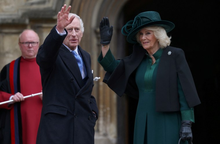 King Charles makes public return at Easter Sunday service, but no Princess Kate after cancer diagnosis