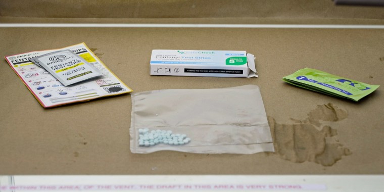 Fentanyl test strips.