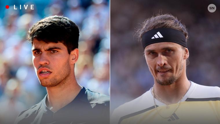 Carlos Alcaraz vs. Alexander Zverev live score, updates, highlights from 2024 French Open men’s singles final