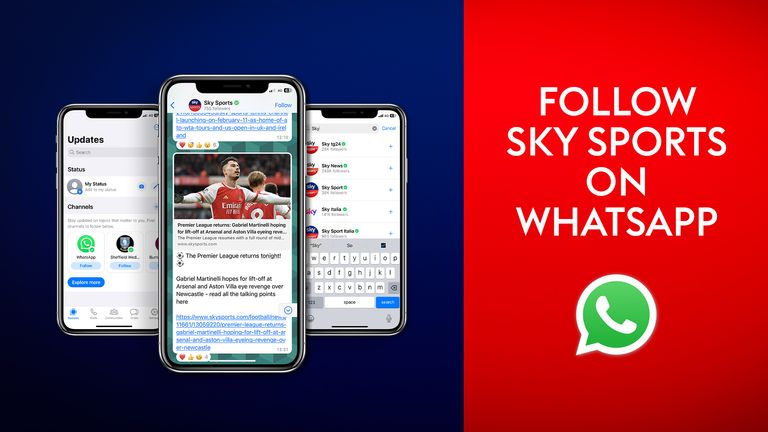 How to get Sky Sports on WhatsApp!