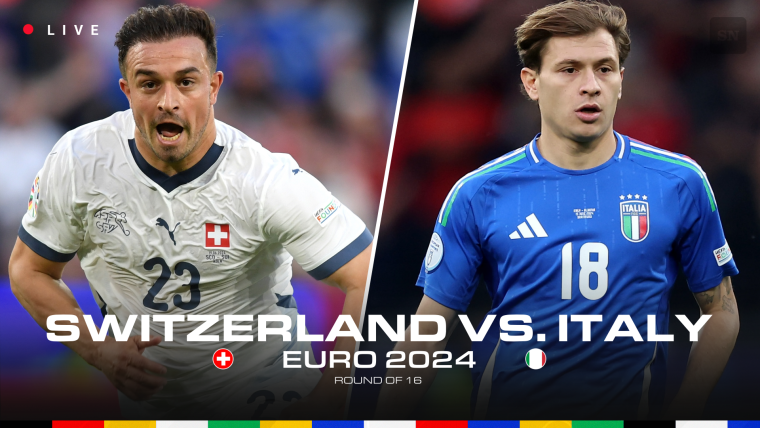 Switzerland vs. Italy live score: Euro 2024 updates, result in Round of 16 as reigning champions aim for quarterfinals