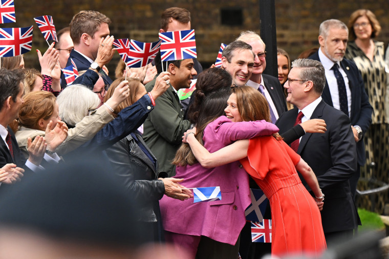 Britain wakes up to new government as Labour Party wins election in a landslide