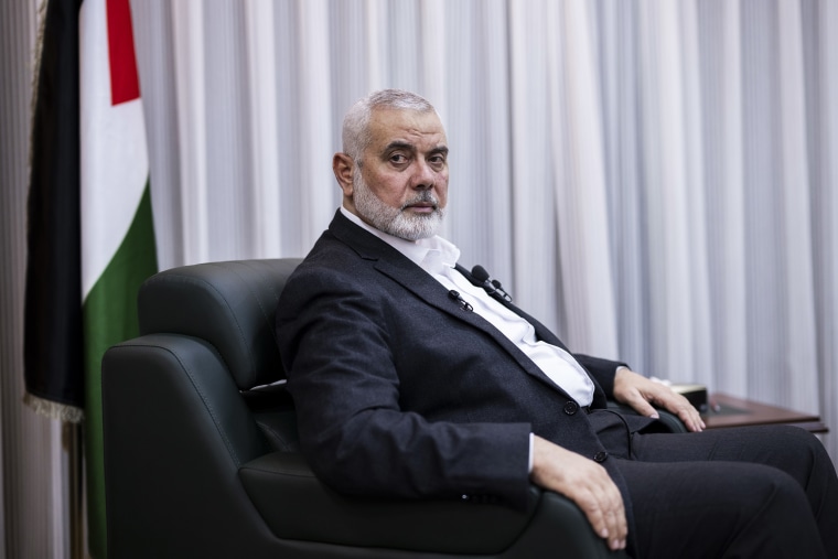 Hamas Political Bureau Chairman Ismail Haniyeh