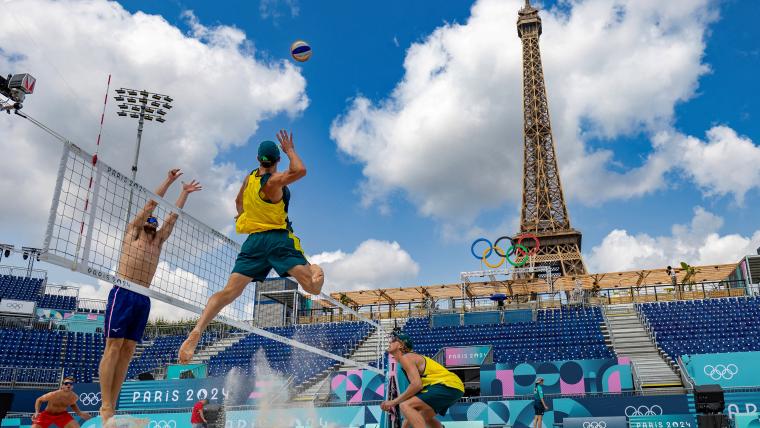 Olympic beach volleyball results: Updated standings for 2024 women’s, men’s brackets at Paris Games