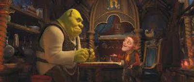 Shrek was cursed by an evil witch…