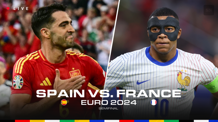 Spain vs. France live score, updates: Euro 2024 semifinal result with Mbappe set to play through pain