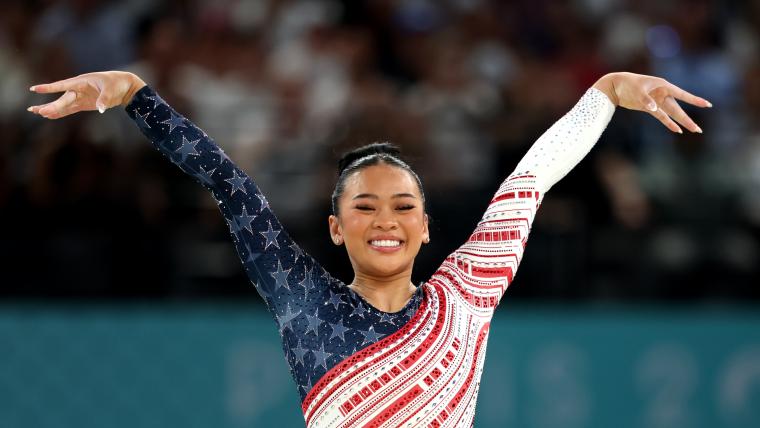 Suni Lee bar and beam score: How gymnastics star overcame fall to help USA earn gold medal in all-around event