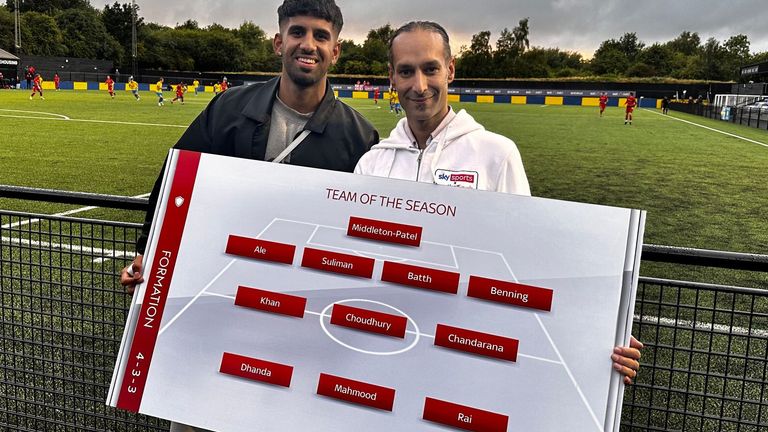 Arjan Raikhy Dev Trehan South Asians in Football Team of the Season