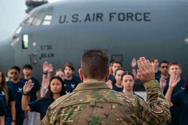 Air Force Hits Recruiting Goals with Help from Tweaks to Body Fat Standards, Tattoo Policy