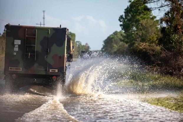 Military Bases Assessing Damage After Hurricane Helene’s Brutal Winds, Storm Surge Hit Southeast