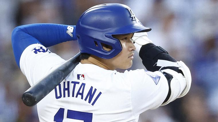 Shohei Ohtani stats today: Dodgers star enters 50/50 club with three-HR, two-SB day vs. Marlins