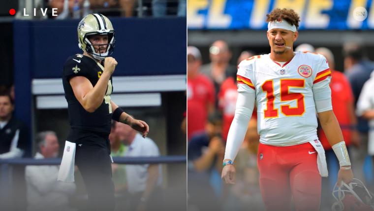 Chiefs vs. Saints live score, updates, highlights from NFL ‘Monday Night Football’ game