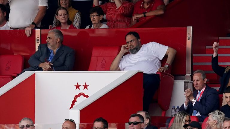 Forest owner Evangelos Marinakis has been banned for five games for allegedly spitting towards officials