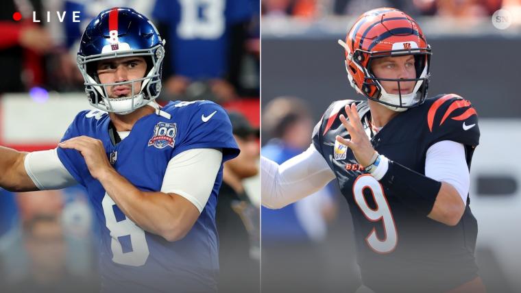 Giants vs. Bengals live score, updates, highlights from NFL ‘Sunday Night Football’ game