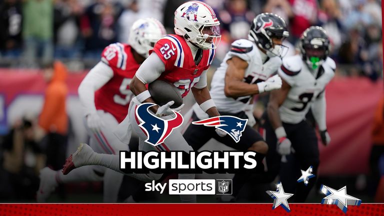 Highlights of the Houston Texans against the New England Patriots from Week Six of the NFL season.