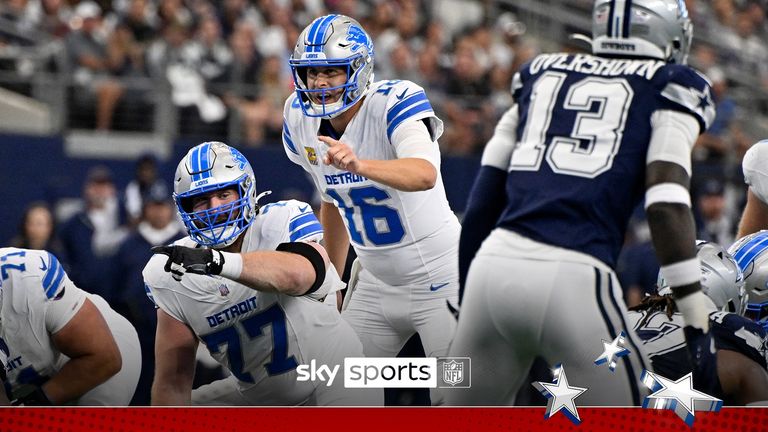 Lions humiliate Cowboys as Jackson’s Ravens beat Commanders in NFL