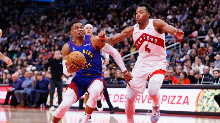 Raptors-Nuggets fight: Scottie Barnes gets into scuffle with Aaron Gordon, Russell Westbrook