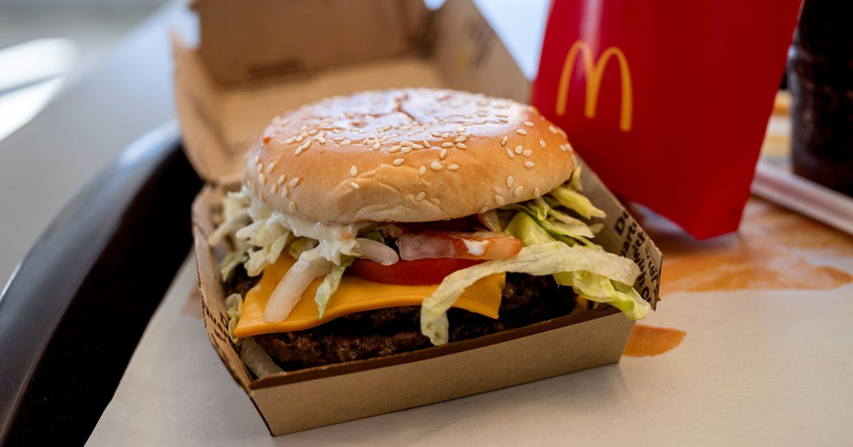 E. coli cases rise to 104 in outbreak linked to McDonald’s Quarter Pounders