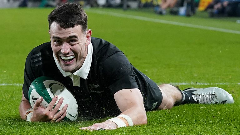 Will Jordan made sure of victory for New Zealand with a late try