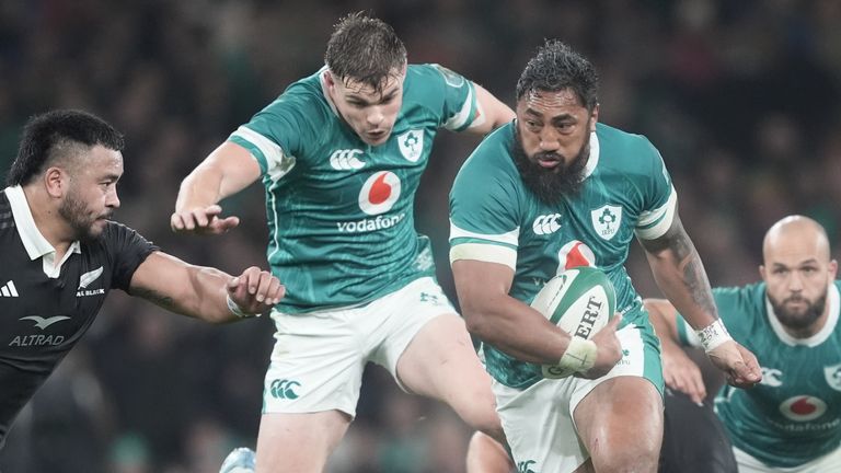 Bundee Aki was a bright spark for Ireland, but they failed to threaten as they have previously 