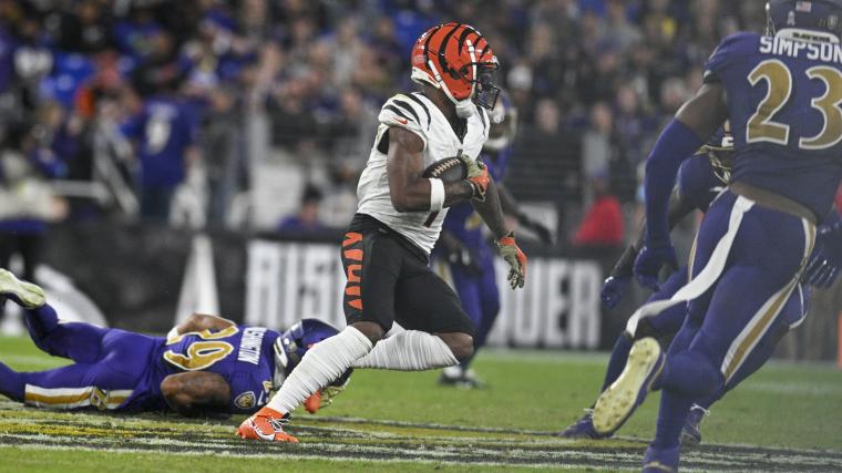 Ja’Marr Chase touchdown vs. Ravens: Bengals WR flaunts diamond-encrusted chain after incredible TD on ‘TNF’