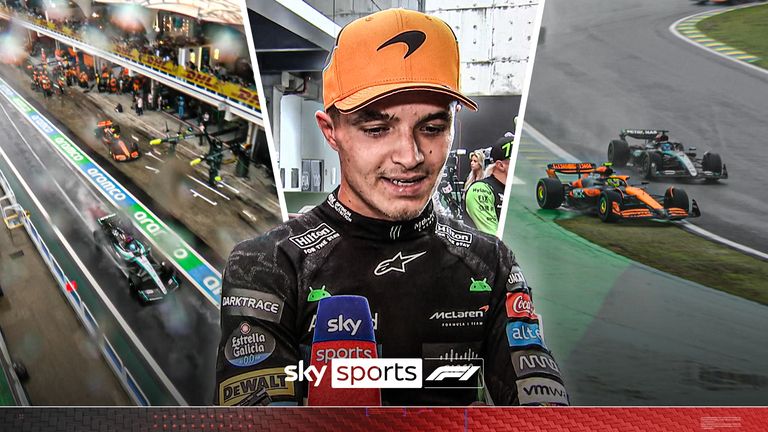 Take a closer look at what went wrong for Lando Norris which cost him the win at a chaotic Sao Paulo Grand Prix.